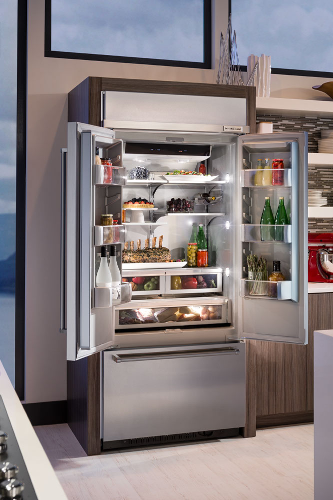 A Kitchenaid refrigerator