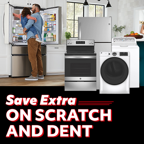 Save Extra on scratch and dent appliances