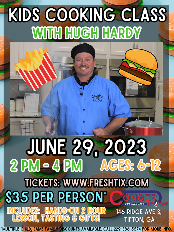 Kids Cooking Class with Hugh Hardy of Carroll's Sausage
