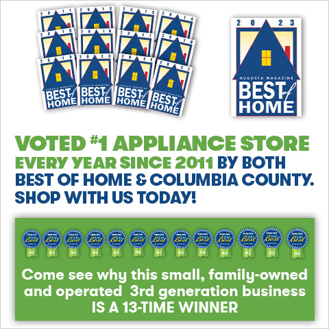 Voted #1 Appliance Store