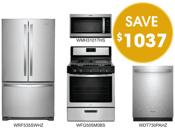 Whirlpool 3 Pc Appliance Package