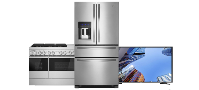 Whirlpool Appliances and Samsung TV