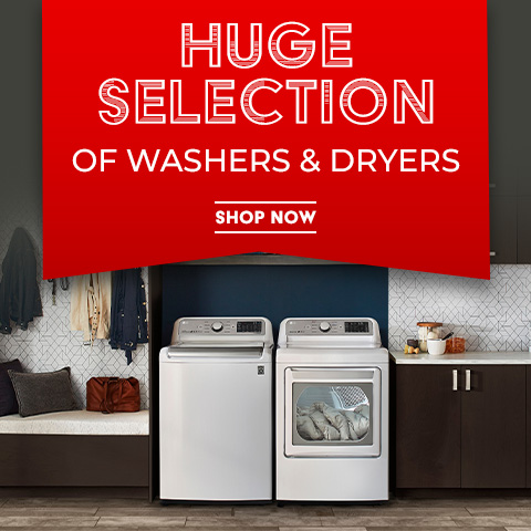 Huge Selection of Washers and Dryers