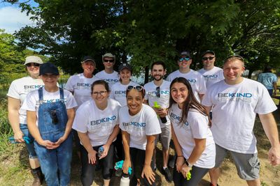 Bekins team volunteering for United Way Day of Caring