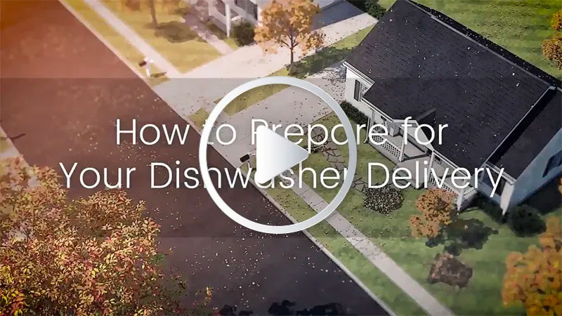 How to prepare for your dishwasher delivery