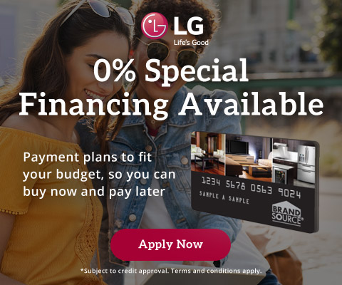 LG Appliances 0% special financing available. Payment plans to fit your budget so you can buy now and pay later. Apply Now