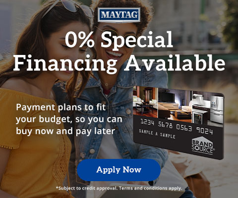 Maytag 0% special financing available. Payment plans to fit your budget so you can buy now and pay later. Apply Now